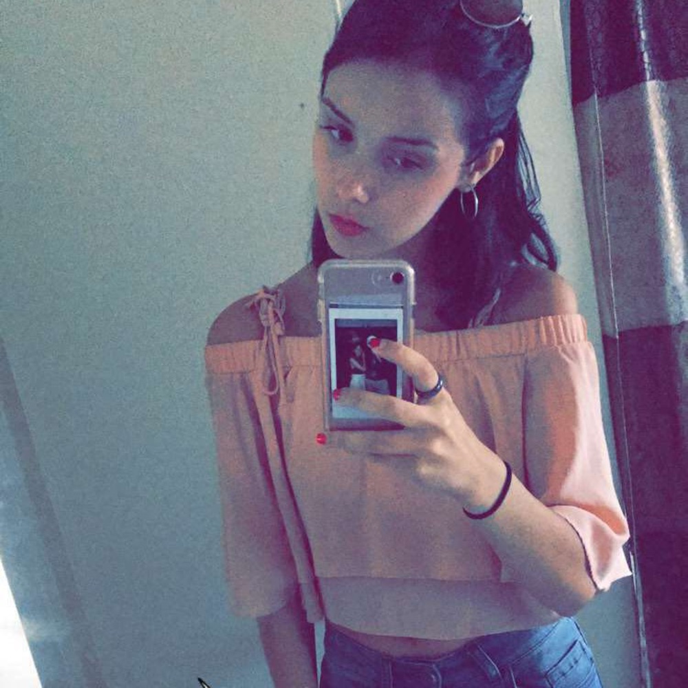 Blush Off the shoulder tie blouse